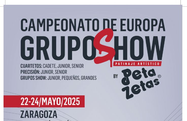 A la venta las entradas del Campeonato de Europa de Grupos Shows
